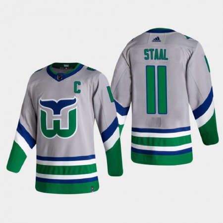 Mænd NHL Carolina Hurricanes Trøje Jordan Staal 11 2020-21 Reverse Retro Authentic